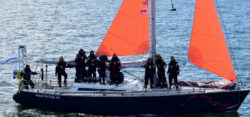 Storm jib and trysail test